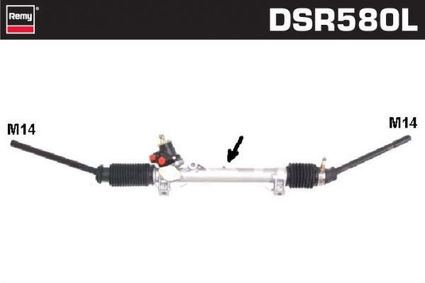 DELCO REMY Рулевой механизм DSR588L
